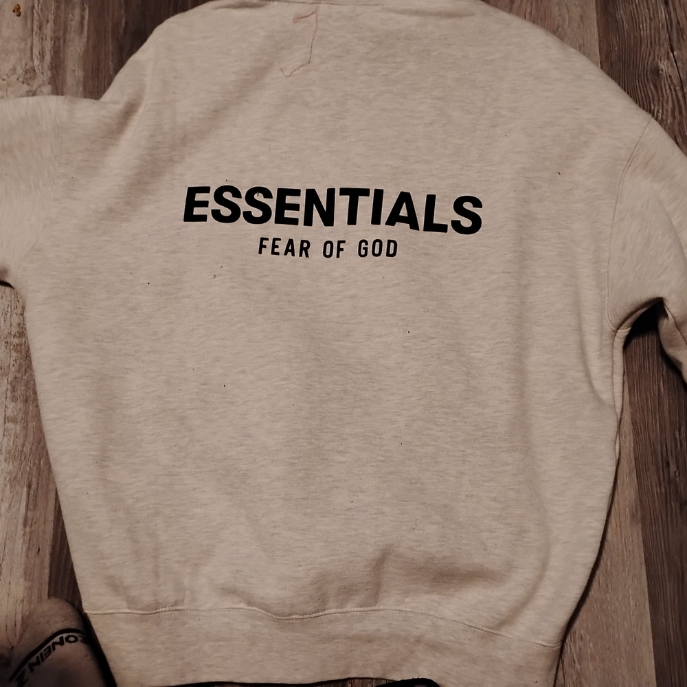 Fear of God Essentials Gray Sweatshirt
